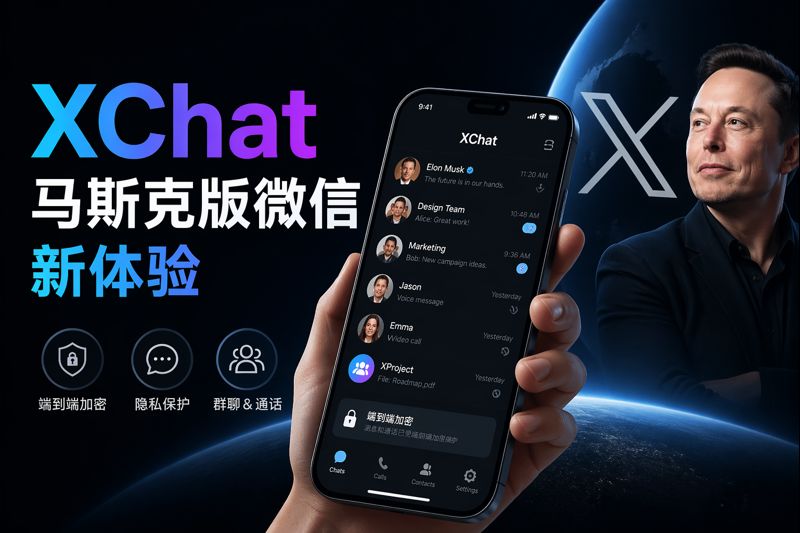 XChat：馬斯克版微信帶來加密通訊新體驗